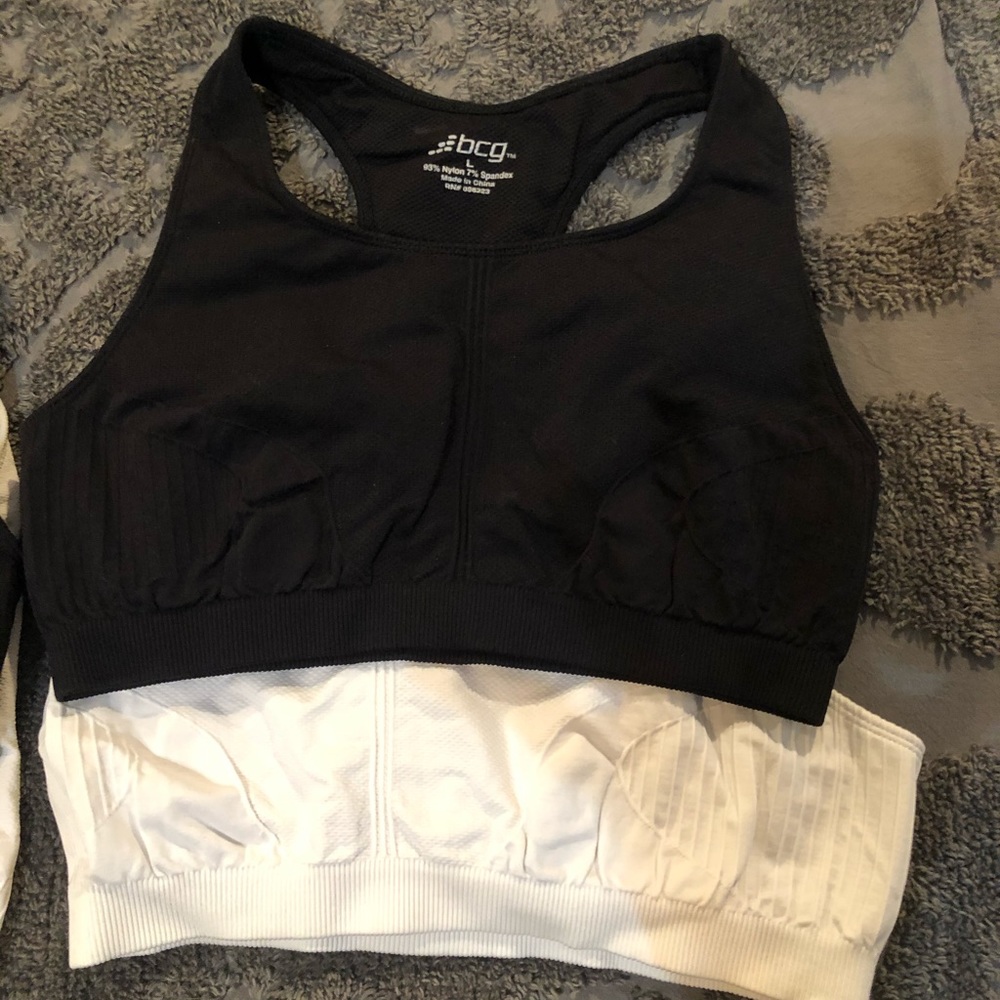BCG large sports bras 2 pack